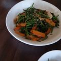 まんだちゃん's cooksnap of when they made ニンジンの葉っぱ炒め.