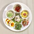 ma___111's cooksnap of when they made ラップで！簡単キレイなゆで卵の切り方.
