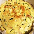 卵せんべい's cooksnap of when they made ハムとズッキーニの簡単オムレツ.