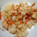 クックGJV599☆'s cooksnap of when they made 簡単にんじんご飯！鶏肉と人参の混ぜごはん.