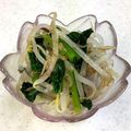 ぴよりこ's cooksnap of when they made 雪菜ともやしのおひたし.