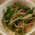 みつばちちゃげ's cooksnap of when they made 簡単！ピーマンとレタスの塩昆布ナムル.