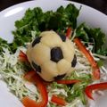 しょーちゃん巻き巻き's cooksnap of when they made W杯サッカーボールマッシュポテトで応援.