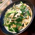 aki☆♪'s cooksnap of when they made もやし＆にら＆ひき肉炒め.