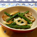 ひこモチ's cooksnap of when they made インゲンとちくわのちょいピリ辛マヨ炒め♪.