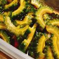 すぶちー's cooksnap of when they made 居酒屋さんに聞いたゴーヤのあまずっぱ漬物.