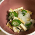 れもん12's cooksnap of when they made オクラと炙りうす揚げのおろしあえ♪.