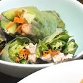 mami♪123's cooksnap of when they made 南高梅干しとたっぷり夏野菜の生春巻.