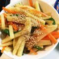 kanjuna's cooksnap of when they made じゃがいもの優しいきんぴら.