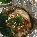 ちむりんｗ's cooksnap of when they made ＊鮭の味噌マヨネーズホイル焼き＊.
