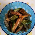 紅茶とチーズケーキ's cooksnap of when they made ピーマンとさつま揚げの簡単炒め(^_-).