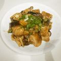のかまるこ's cooksnap of when they made 茄子と鶏肉のおいしい炒め物.