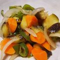 桔梗の芽's cooksnap of when they made 茄子と玉ねぎとピーマンのさっぱり炒め.