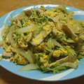 クック8D0BQL☆'s cooksnap of when they made 豆苗と豚ロースと卵の炒め★調味料マヨのみ.