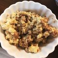 shinehills's cooksnap of when they made 満足ヘルシー♡木綿豆腐と挽き肉のそぼろ.