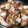 ポニーリボン's cooksnap of when they made 厚揚げ+ナスで増量！豚肉のごま生姜焼き.