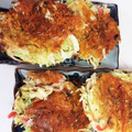 ＫAＫA's cooksnap of when they made カニカマとキャベツのもちもち焼き.