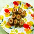 ﾁｲﾁｬﾝﾏﾏ's cooksnap of when they made 揚げない～紅生姜入りちくわ磯辺揚げ.