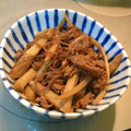 梅里うめこ's cooksnap of when they made お弁当にも☆ゴボウと蒟蒻牛肉炒め.