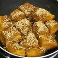 鶏が好き's cooksnap of when they made かぼちゃのごまバタ醤油煮♪.