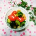 大村プチロワイヤル's cooksnap of when they made 早春わかめときゅうりとトマトのサラダ.