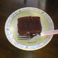 savaneko's cooksnap of when they made 焼きチョコみたいな♪生チョコケーキ.