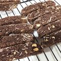 ユカtoマオマオ's cooksnap of when they made ノンオイル☆チョコ☆ビスコッティ.