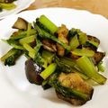 なおきんとん's cooksnap of when they made 小松菜となすのガーリック炒め♪お弁当に◎.
