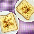 ふたごゆき's cooksnap of when they made ❁バナナとチーズと蜂蜜のトースト❁.
