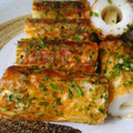 NAGANO久留米's cooksnap of when they made ちくわチーズの青のり焼き.