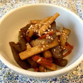 あゆみにゃん's cooksnap of when they made 簡単★エリンギとコンニャクのきんぴら.