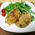 しらたまこむぎ's cooksnap of when they made さば水煮缶とさつま芋✿鯖カレーコロッケ.