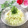 Dellaたん's cooksnap of when they made 揚げ物と一緒に☆キャベツと大葉の千切り.