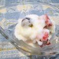 ねこもみじ's cooksnap of when they made 梅シロップde梅ミルクシャーベット.