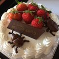 ｐｅｋｏ７'s cooksnap of when they made キャラメルかぶと虫～ケーキのデコに～.