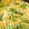 抹茶みるく＠信州's cooksnap of when they made レタスとたまごのチャーハン.