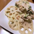 Sac’HiNa's cooksnap of when they made 鶏ささみとレンコンの辛子マヨサラダ.