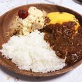 ゆんちゃ＊'s cooksnap of when they made びっくりドンキー風「チーズカリーバーグ」.