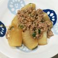 バリオス250's cooksnap of when they made 【話題入り】大根と挽き肉のあんかけ煮.
