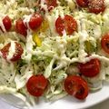 かめちび's cooksnap of when they made （サラダ）キャベツ、トマト、ラディッシュ.