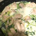 クック76ABTD☆'s cooksnap of when they made 鶏肉と白菜・豆苗のクリーム煮.