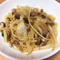 chihal's cooksnap of when they made しめじと長ねぎの和風スパゲティ.