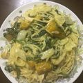 はるくんさん's cooksnap of when they made ほうれん草とかぼちゃのクリームパスタ.