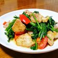猫のオソマ's cooksnap of when they made 食感楽しい！空心菜と鶏肉の中華炒め！.