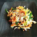 ゆらえもん's cooksnap of when they made 低糖質♪ささみとにらのごまあえ。.