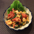 Amalka's cooksnap of when they made トマトとピーマンの卵炒め.