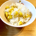 Shinario's cooksnap of when they made とうもろこしご飯.