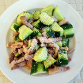 NRgs's cooksnap of when they made 豚肉と胡瓜のごま油炒め.