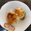 Mariolove's cooksnap of when they made もっちり簡単大根餅♪桜海老＆ベーコン編.