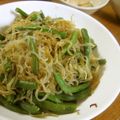低カロ探検隊's cooksnap of when they made インゲンと白滝のピリ辛炒め.